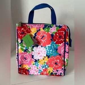 Kate Spade Sunset Blooms Insulated Top Zip Lunch Bag - Multicolor Floral